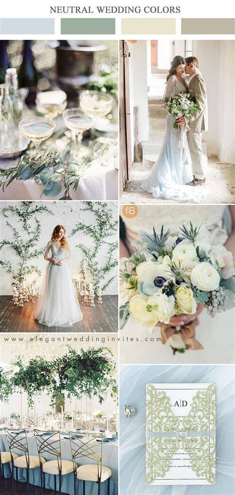 Palette di colori per matrimonio con champagne