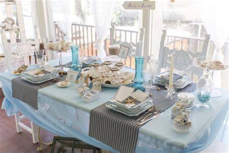 Matrimonio a tema mare: allestimento in terrazza