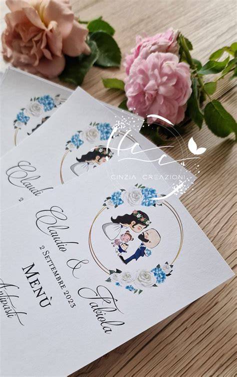Tableau de mariage con ortensie blu e segnaposto coordinati