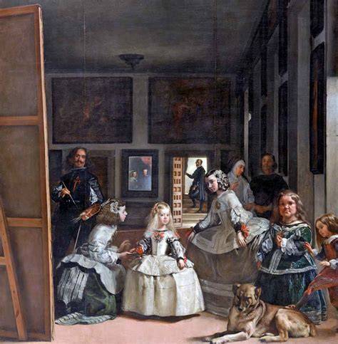 Ricostruzione digitale di Las Meninas con aggiunta dei 30 cm mancanti