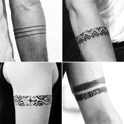 Modelli di tatuaggi a bracciale per uomo e donna