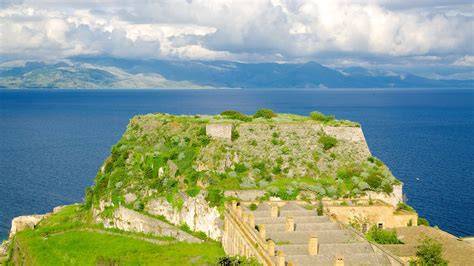 Fortezza di Corfù con vista sul mare