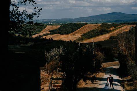 Matrimonio all'aperto tra i vigneti del Chianti