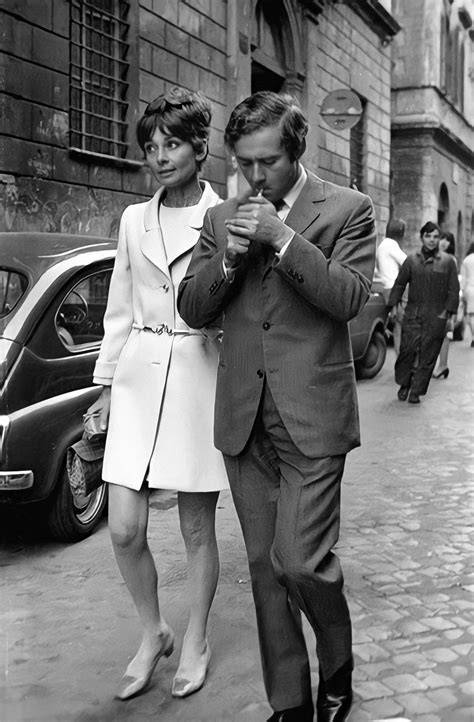 Audrey Hepburn e Andrea Dotti, 18 gennaio 1969