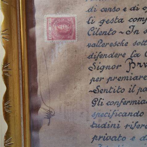 Documento storico con sigilli