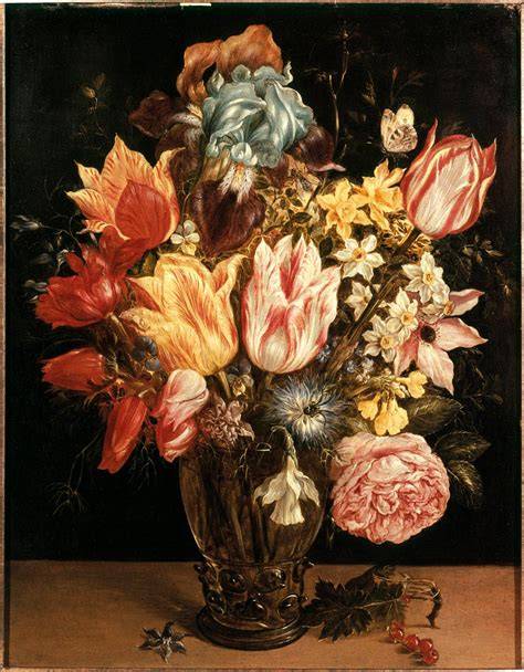 Dipinto di Jan Brueghel il Vecchio con ciclamini