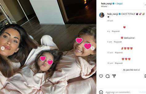 Foto di Federica Nargi con le sue figlie