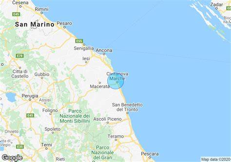 Mappa delle location per matrimoni a Civitanova Marche