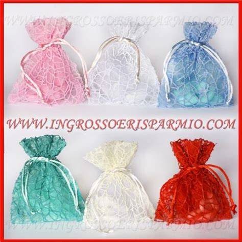 Sacchettini portaconfetti in tulle