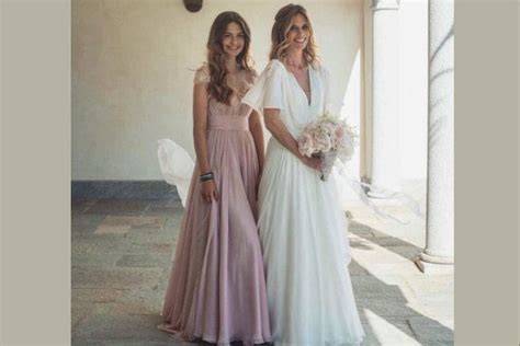 Stella, figlia di Filippa e Daniele, come damigella d'onore