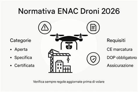 Schema normativo ENAC per droni