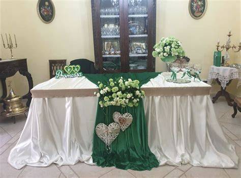 Idee addobbi promessa di matrimonio