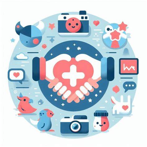 Simbolo medico di cuore e donna che si sostiene