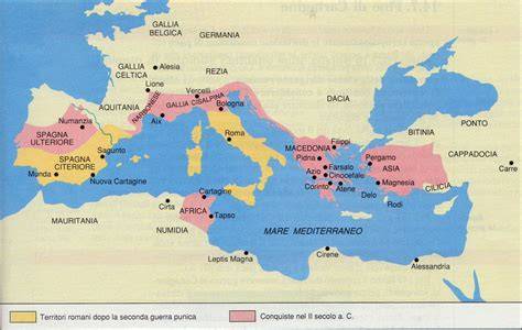 Mappa dell'antica Cartagine
