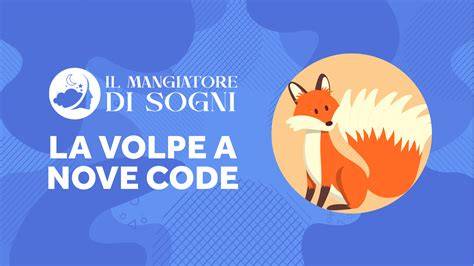 Illustrazione di un volpone con nove code che inganna la moglie