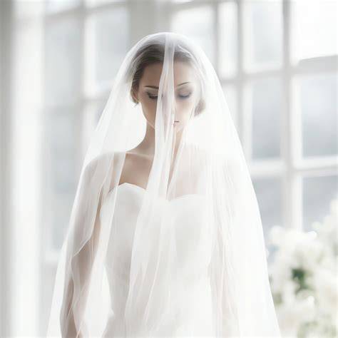 Un velo da sposa impigliato tra i cespugli