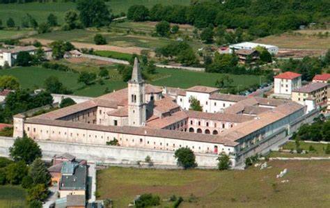 Vista aerea dell'Abbazia di Santo Spirito