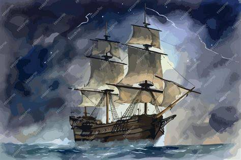 Nave pirata con persone che festeggiano