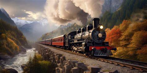 Treno d'epoca che attraversa paesaggi alpini