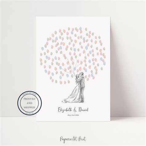 Albero delle impronte digitali per matrimonio