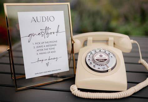 Stazione audio guestbook matrimonio