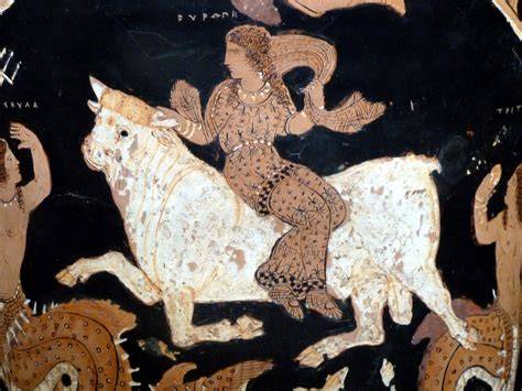 Zeus trasformato in toro