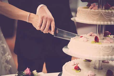 Taglio della torta nuziale