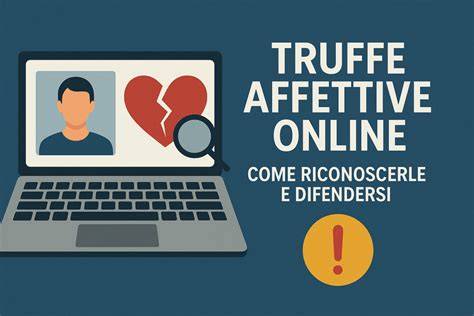 Grafico che mostra l'aumento delle truffe affettive online negli anni