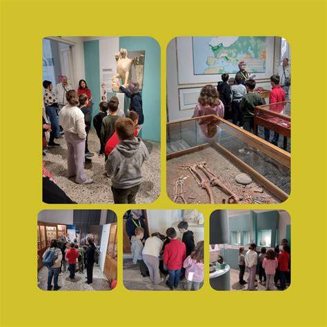 Bambini che partecipano a un laboratorio museale