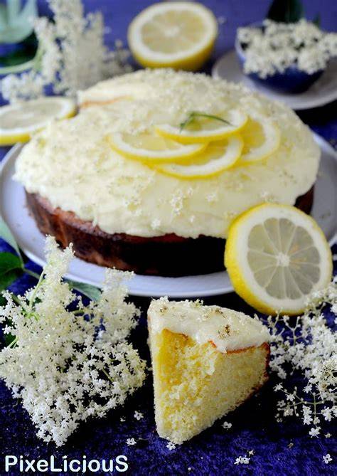 Torta nuziale al limone e sambuco