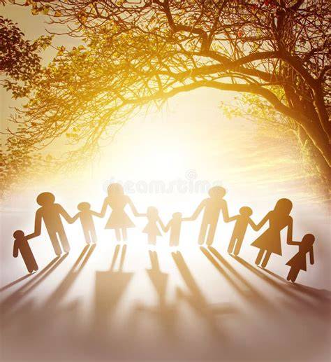 Immagine simbolica di una famiglia unita